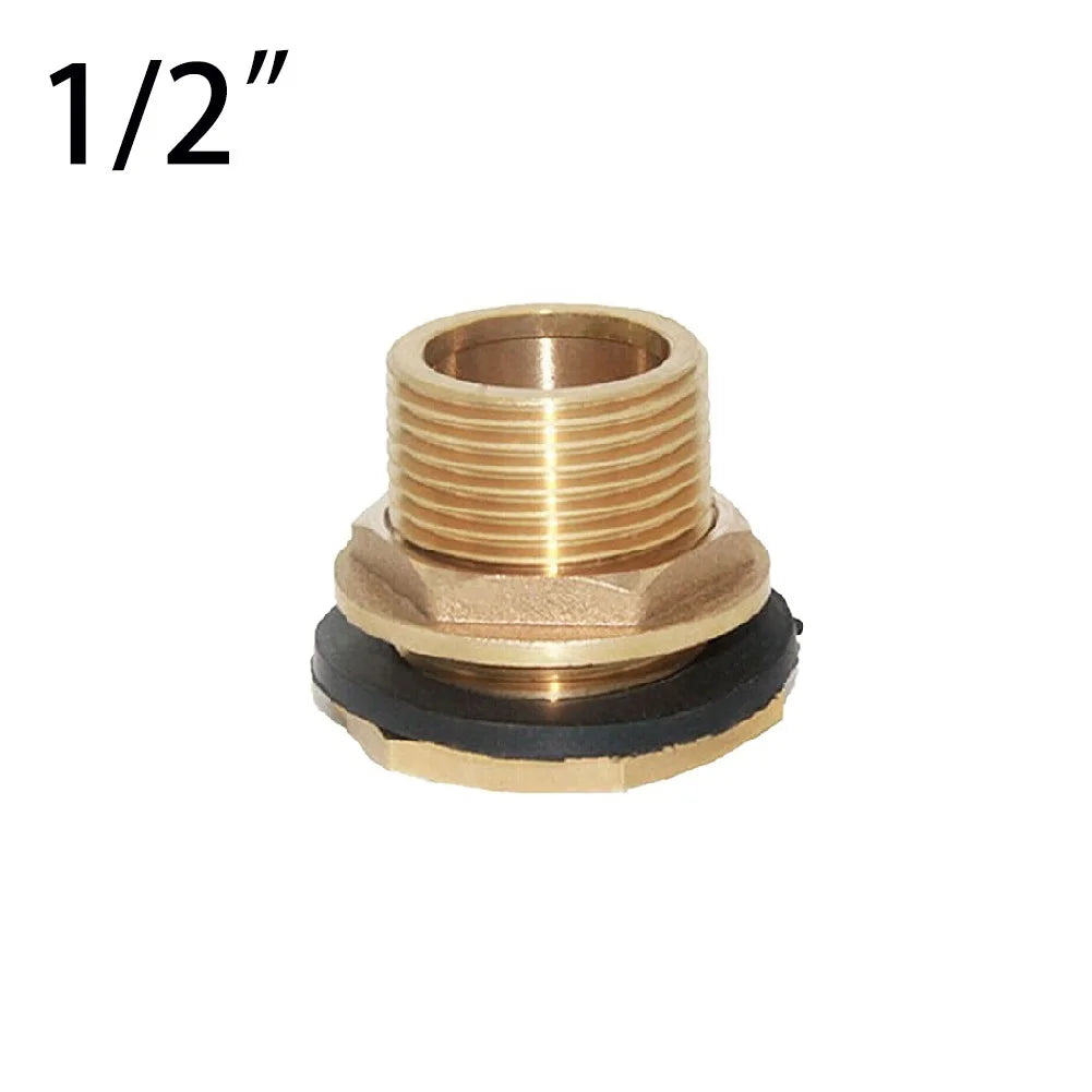 Water Butt Water Tank Tap Buckets Connector Brass Bib Tap Click-lock Fitting Inner And Outer Thread Drain Interface Hardware Oasis Select 1 2
