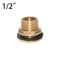Water Butt Water Tank Tap Buckets Connector Brass Bib Tap Click-lock Fitting Inner And Outer Thread Drain Interface Hardware Oasis Select 1 2