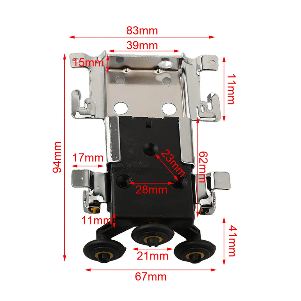 Old Wooden Door Roller Sliding Door Cabinet Sliding Door Pulley Side Mounted Home Improvement DIY Supplies And Accessories Oasis Select