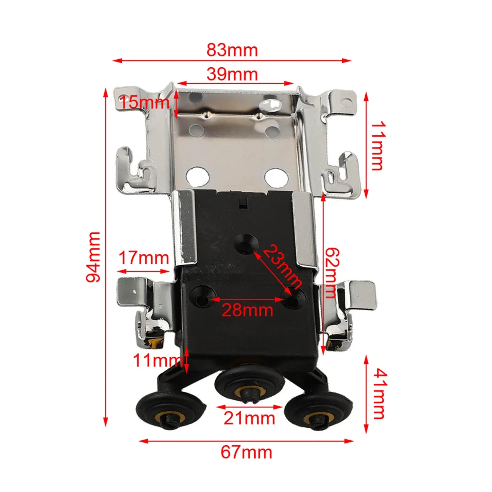 Old Wooden Door Roller Sliding Door Cabinet Sliding Door Pulley Side Mounted Home Improvement DIY Supplies And Accessories Oasis Select