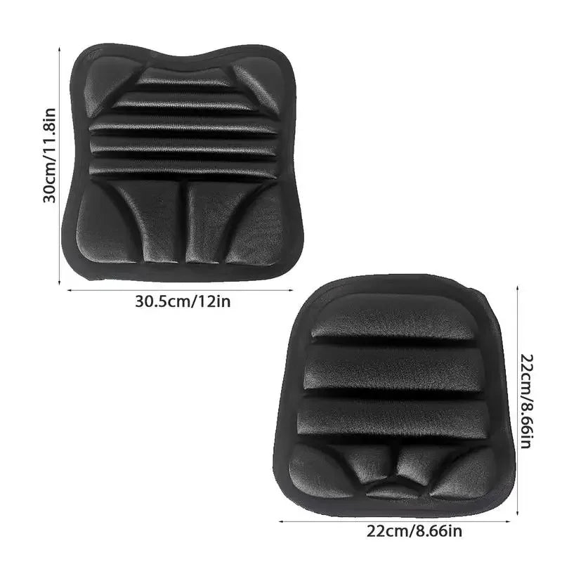 2 Pack Motorcycle Seat Pad 3D Comfort Gel Cushion Seat Breathable Universal Shock Absorbing Seat Cover for Advanced Mountain Oasis Select 1 set