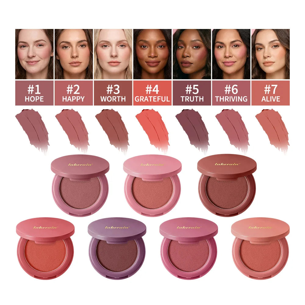 Lakerain Matte Bouncy Liquid Blush – Velvety, Long-Lasting Tint Liquid Blush Oasis Select
