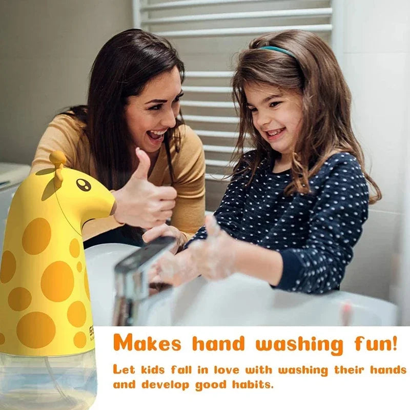 Automatic foam soap dispenser cartoon smart sensor shampoo and bathroom wash hand sanitary soap pump dispenser kid's gift Oasis Select
