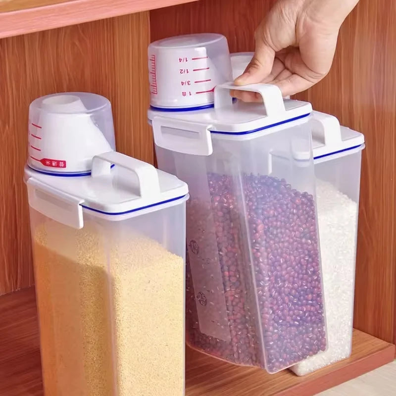 Moisture-proof Grain Jar Rice Jar Grain Storage Box Pet Food Bucket Storage Jar Sealed Bucket Filled Rice Bucket Oasis Select