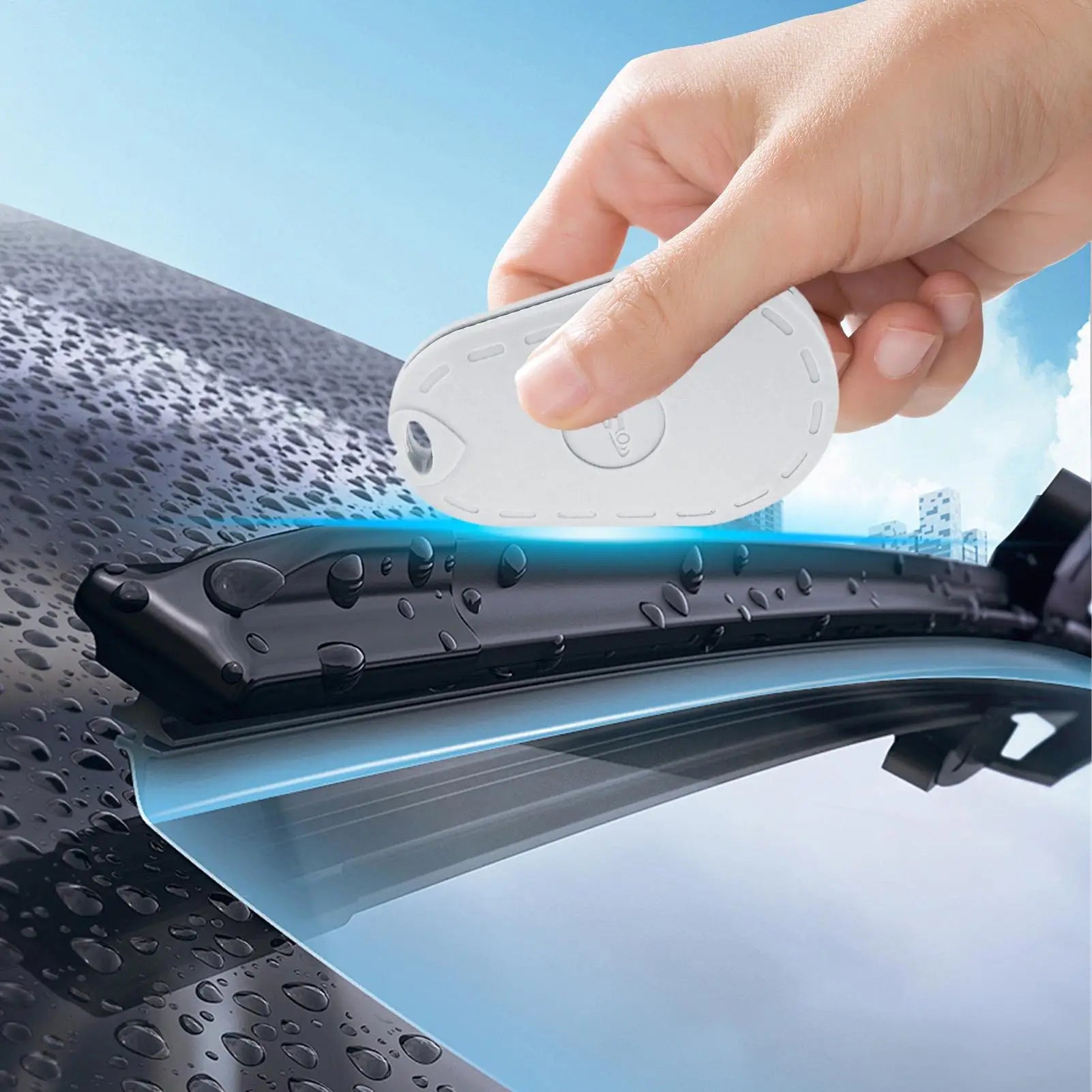 Windshield Wiper Repair Tool Car Rear Wiper Repair Tool Portable Polisher for Fog RV Trailer Long Travel Mud Dust Water Stain Oasis Select