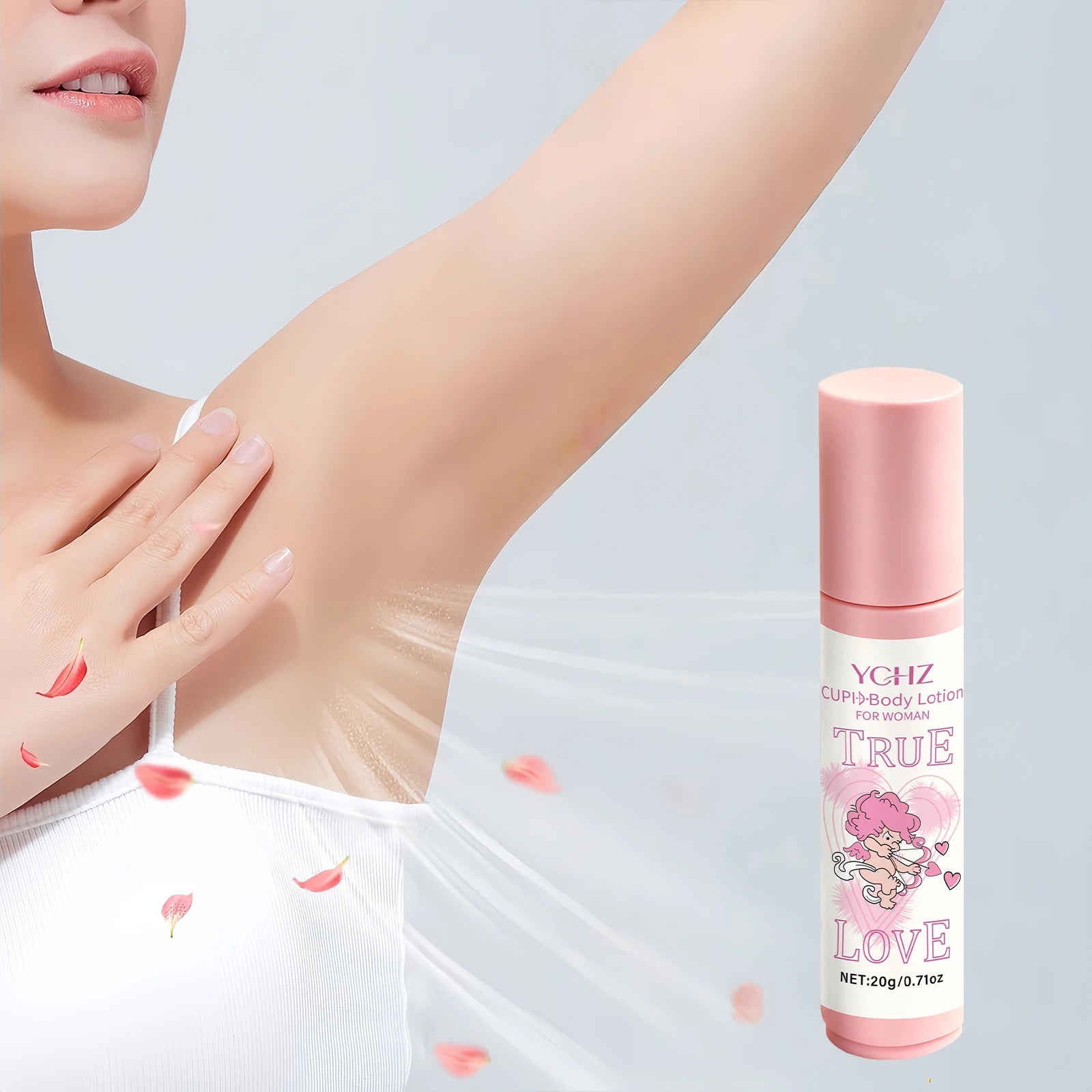 YCHZ Rose Roll-On Deodorant | 72-Hour Freshness | 20g