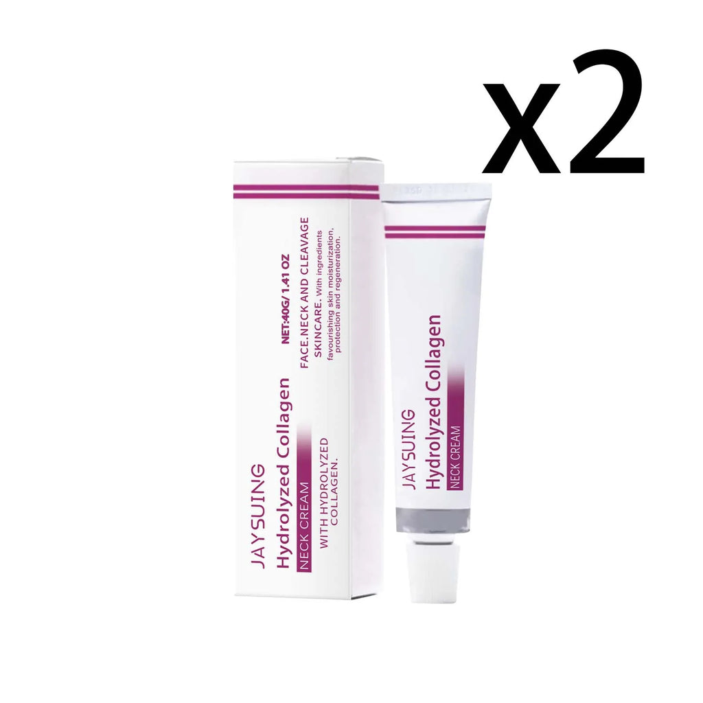 Hydrolyzed Collagen Neck Cream Firming Delaying Aging Increase Skin Elasticity Reduce Fine Lines Moisturizing Neck Care Lotion Oasis Select 2x40g 40g