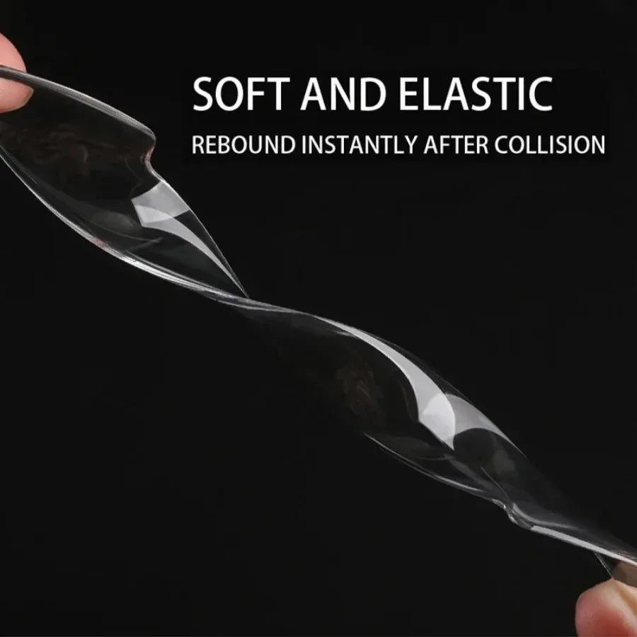 Car Door Transparent Anti-collision Protector Bar Stickers Rearew View Mirror Cover Protection StripSide Edge Protection Guards Oasis Select