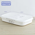 6Pcs Food Grade Storage Containers, Stackable Refrigerator Organizer, Freezer Safe Sealed Boxes For Meat Fruit Vegetable Oasis Select 800ml 6pcs