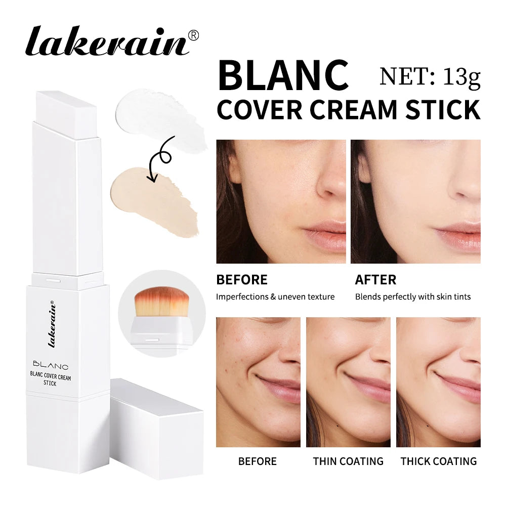 Lakerain Color-Changing Foundation Stick – Full Coverage Matte