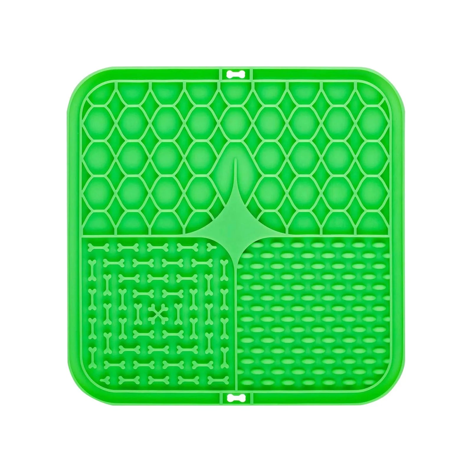 Silicone Dog Lick Mat – Slow Feeder & Bath Anxiety Relief Dog Lick Mat Oasis Select Green One Size