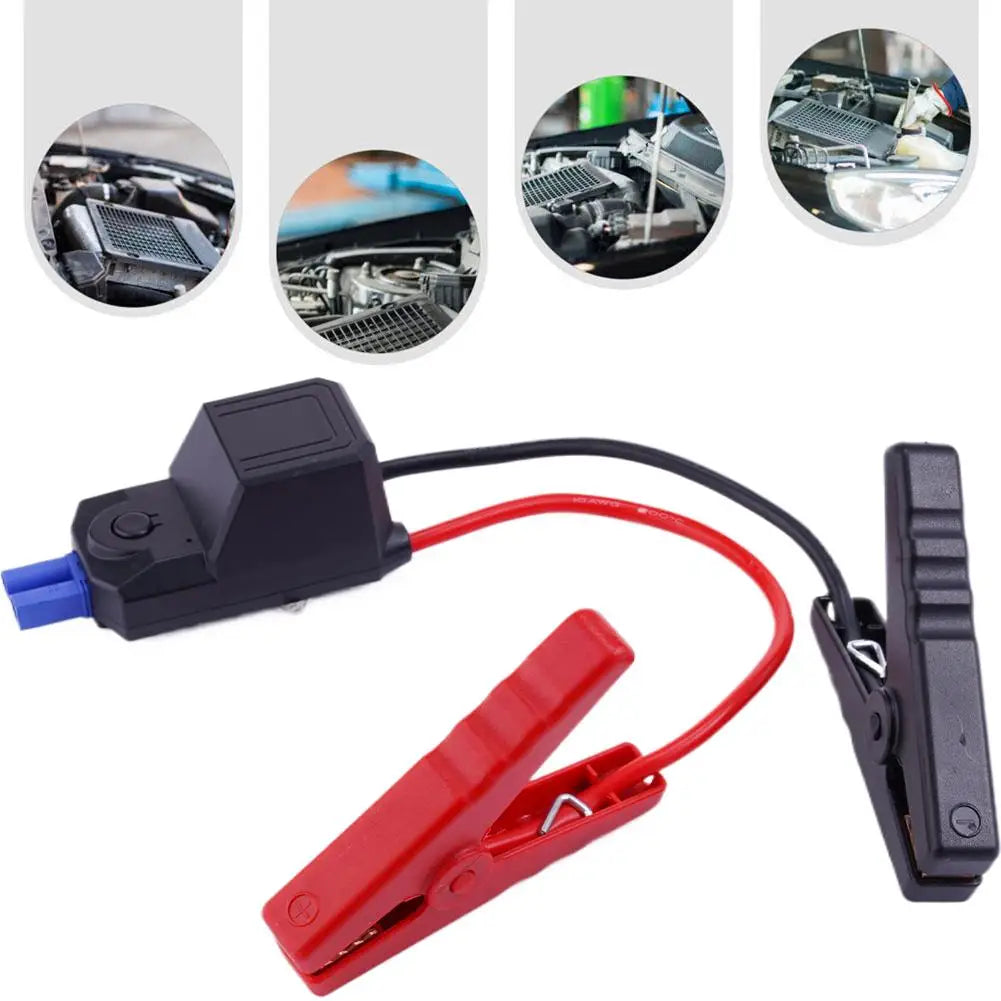 Auto Truck Emergency Jump Starter Alligator Clamps Clip Tools 1Pcs Car 12V 500A Intelligent Booster Cable Smart EC5 Connector Oasis Select