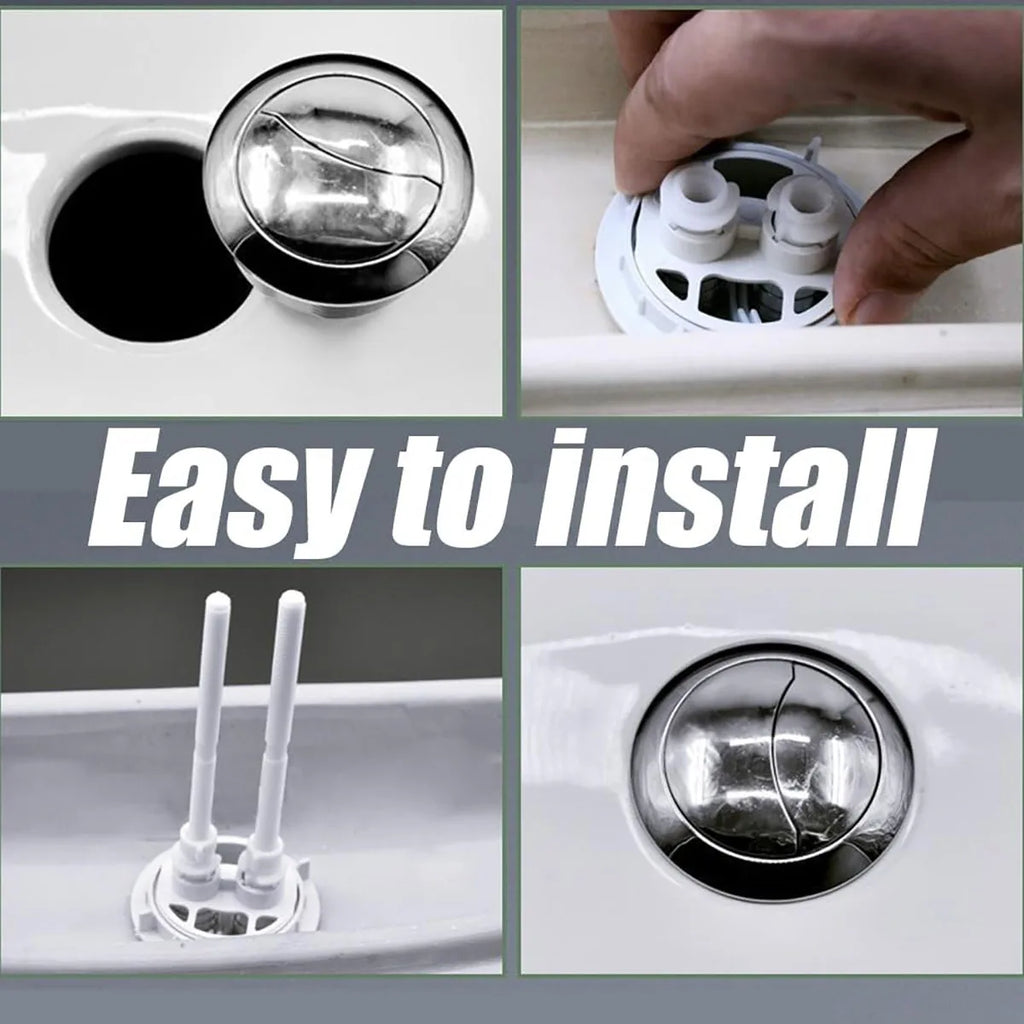 48MM Double Toilet Flush Water Tank Toilet Push Button Parts Accessories Tool Valve Lid Bathroom Toilet Button Accessory WC DIY Oasis Select