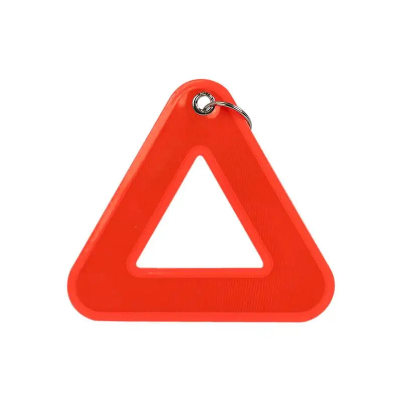 Triangle Reflective Safety Pendant for Student Backpack, High Visibility Reflective Tag for Night Walking Cycling Oasis Select A3