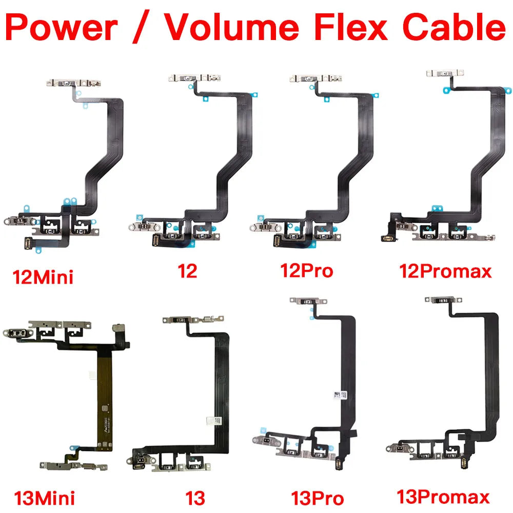iPhone 12 & 13 Power Button Volume Mute Flex Cable Kit