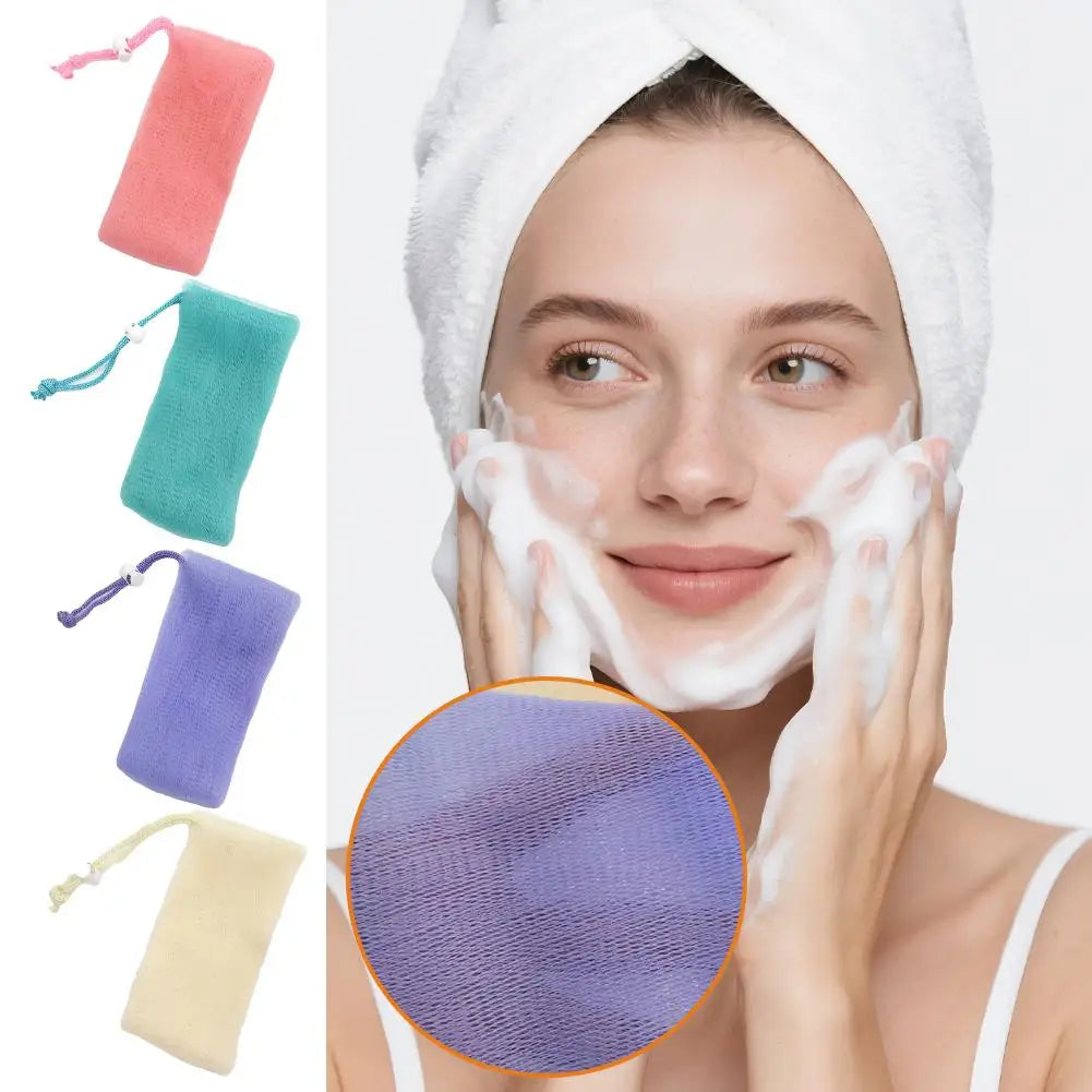 Soap Mesh Pouch Bags For Cleansing Foaming For Handmade Soap Body Wash And Facial Cleansers Soft And Efficient Exfoliation Oasis Select