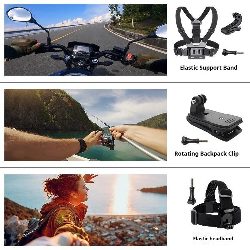 DJI OSMO Action 6 Accessories Kit – Waterproof Case & Hiking Set