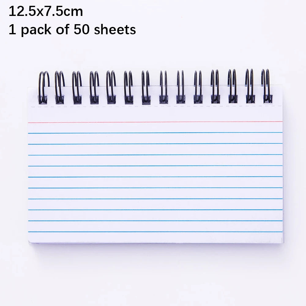 Index Cards with Ring 3x5 Inches 50-250 Sheets Notecards Spiral Flash Cards for Studying Nursing School Office Taking to Do List Oasis Select WHITE