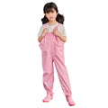 Children Waterproof Rain Pants Toddler Kids Boys Girls Rain Dungarees Windproof Waterproof Overalls Mud Jumpsuit Clothes штаны Oasis Select Pink 128