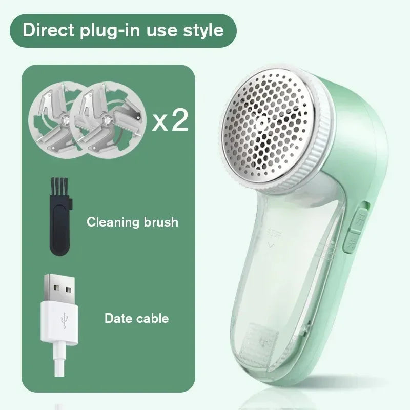 Removes Lint From Clothes Electric. Pet Hair Remover Clothing Home Cats Hair Brush Take Out of Clothes Hairs Cleaning Roller Oasis Select United States Green Headx2
