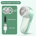 Removes Lint From Clothes Electric. Pet Hair Remover Clothing Home Cats Hair Brush Take Out of Clothes Hairs Cleaning Roller Oasis Select United States Green Headx2