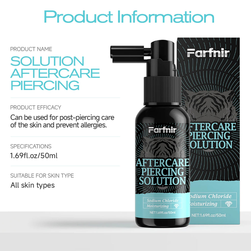 Perforation care spray, gentle cleaning spray suitable for skin cleansing of ears, nose, tongue, lips, abdomen and other areas Oasis Select