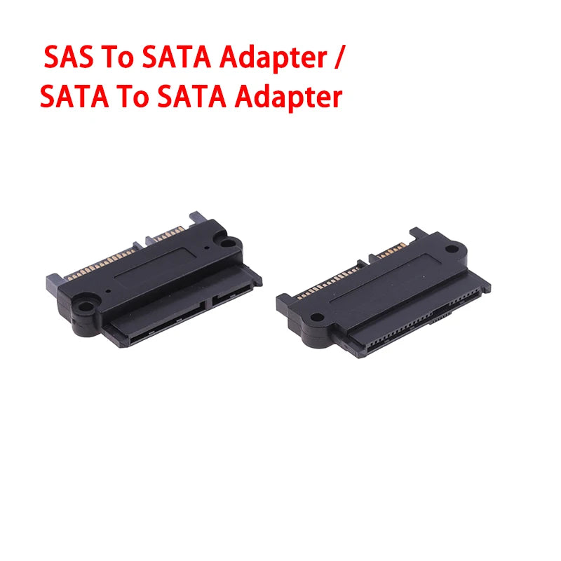 1Pc SFF-8482 SAS To SATA 180 Degree Angle Adapter Converter Straight Head SATA To SATA Converter Oasis Select