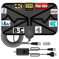 4K HDTV Antenna Wave Pattern ATSC Digital TV Antenna Indoor Outdoor Compatible with Amazon TVs Oasis Select Default Title