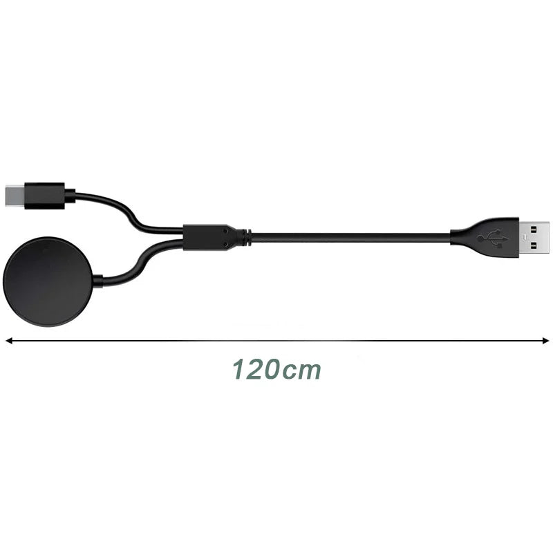 2-in-1 USB-C Charger for Samsung Galaxy Watch 8/7/6/5/4 Smartwatch Charger Cable Oasis Select
