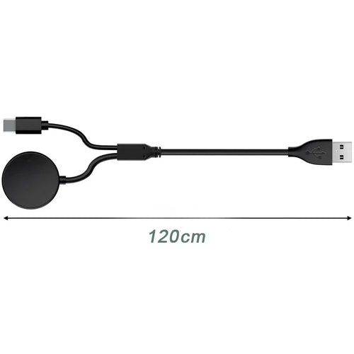 2-in-1 USB-C Charger for Samsung Galaxy Watch 8/7/6/5/4 Smartwatch Charger Cable Oasis Select