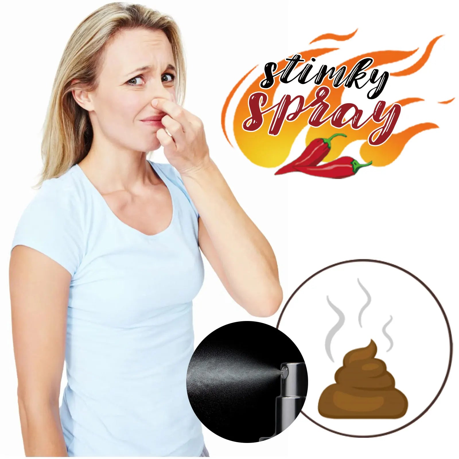 Extreme Stinky Prank Spray Fart Smell Gag Gift For April Fools Day Jokes Party Tricks Portable Funny Novelty Realistic Odor Oasis Select