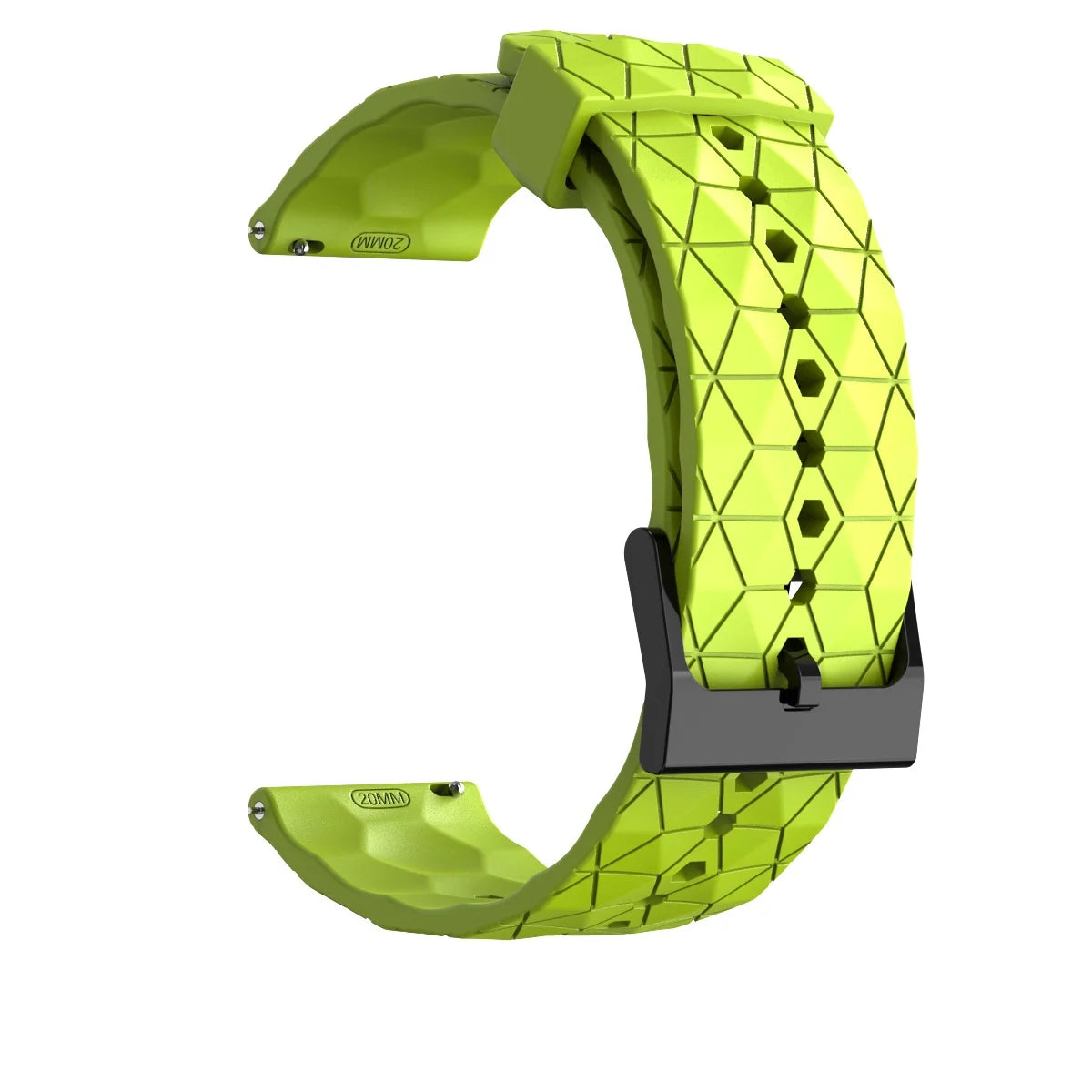 Silicone Watch Band 20mm 22mm – Samsung Huawei Garmin Strap Smartwatch Band Oasis Select Lemo Green 20MM