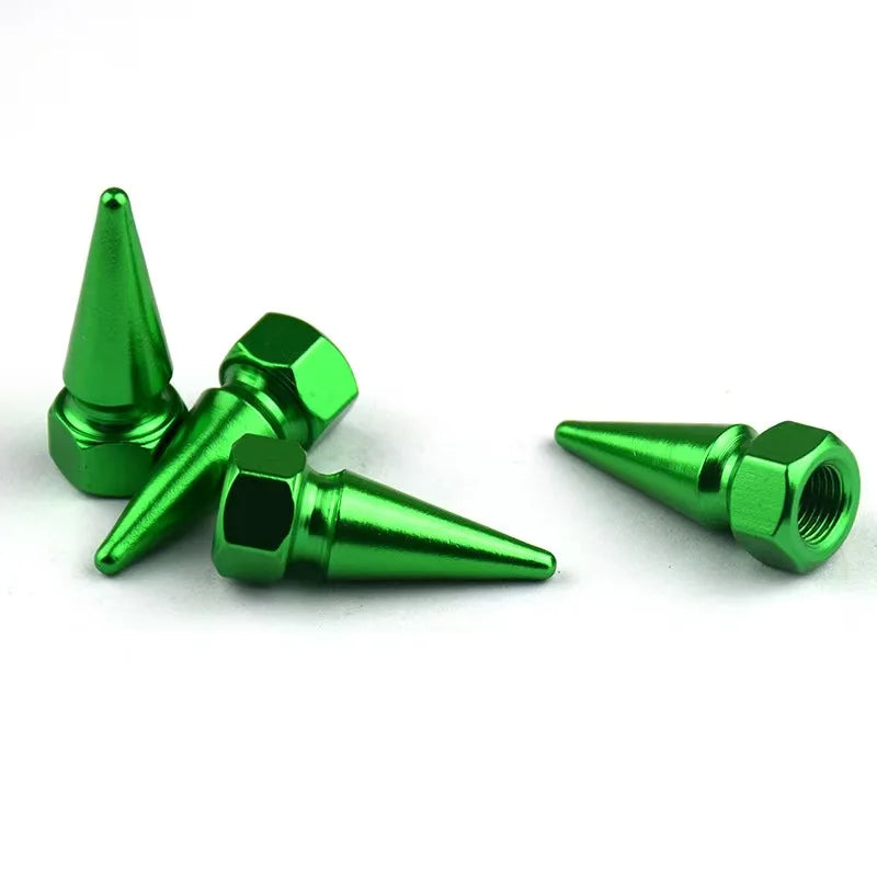 Automotive Parts Bullet Head Screw Valve Cap Personalized Modification Pointed Valve Valve Bicycle Motorcycle In Stock Oasis Select 4pcs 3