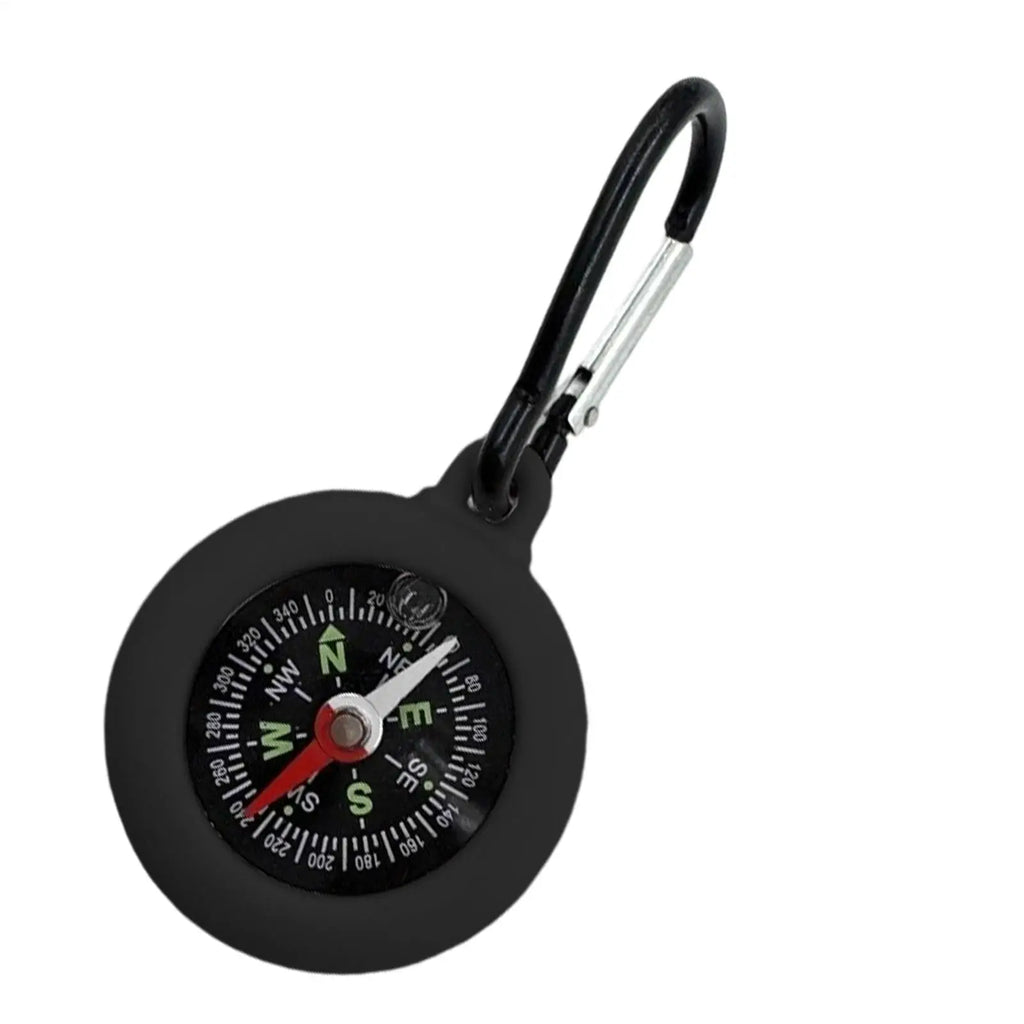Portable Compass for Hiking Compact Waterproof Survival Compass with Carabiner Clip Compass for Camping Hiking Traveling Oasis Select
