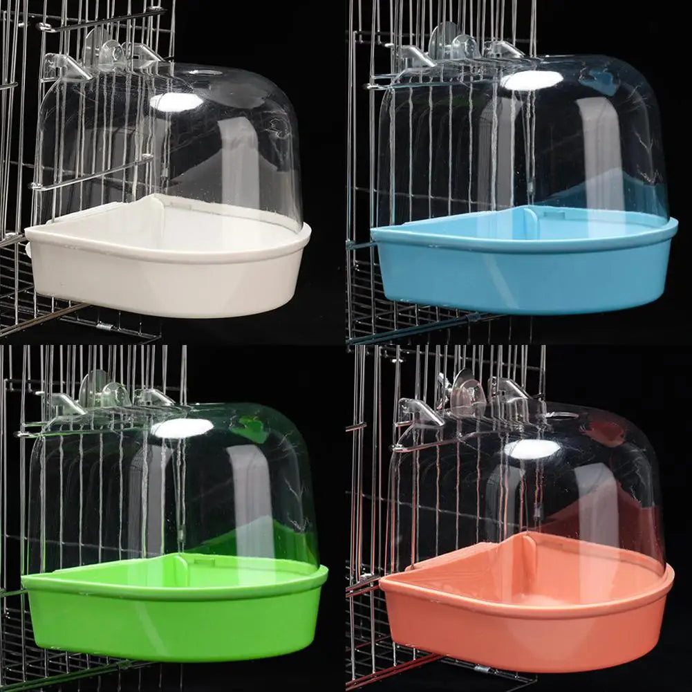 Hanging Bird Bath Is Waterproof Wear-resistant And Easy To Clean Cage-style External Bath For Birds Such As Parrots And Myn Oasis Select