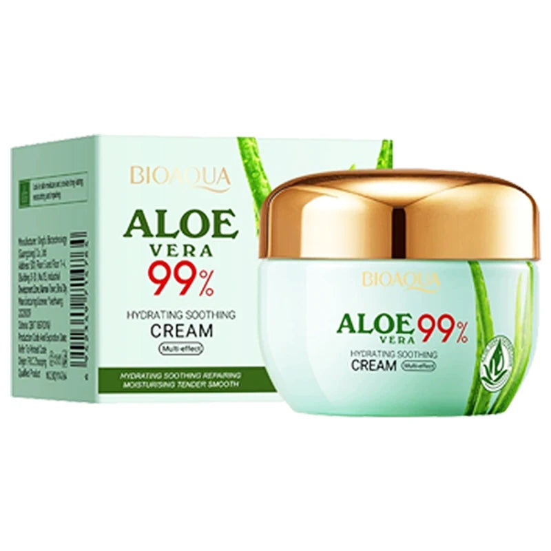 BIOAQUA Aloe Vera Skincare Set – Face Cream & Eye Cream Skincare Gift Set Oasis Select Face Cream