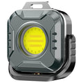 Portable COB LED Work Light Portable Flashlight USB Rechargeable Work Lamp Torch Mini Keychain Flashlights Camping Lights Oasis Select Bracket not included