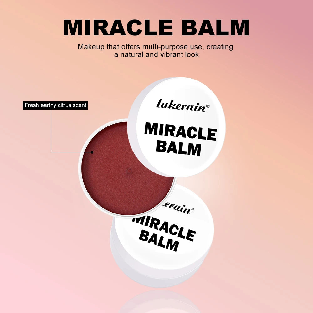 3 In 1 Solid Pearl Blush Cream Monochrome Woman Blush Paste Cheek Ulti-purpose For Eyes Lips Makeup Blush Stick Korean Cosmetics Oasis Select