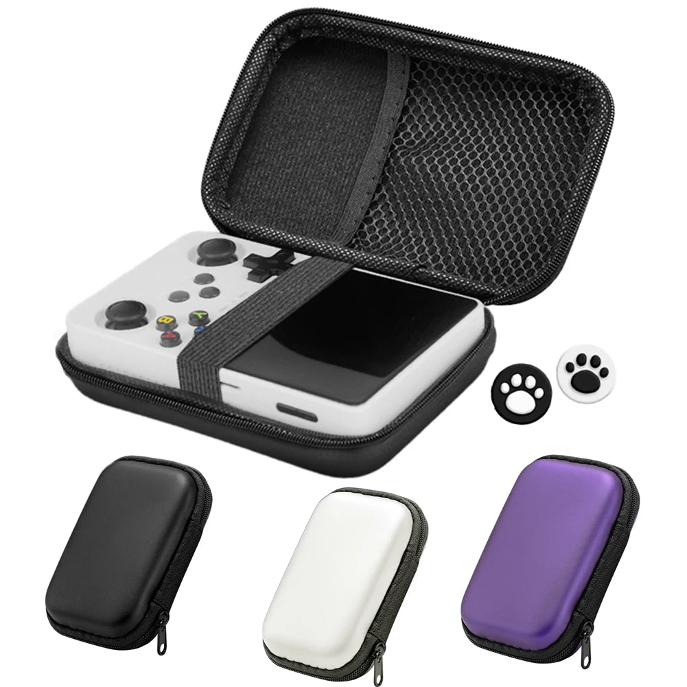 EVA Hard Case for Miyoo Mini Plus & ANBERNIC RG35XX + Joystick Caps Game Console Case Oasis Select