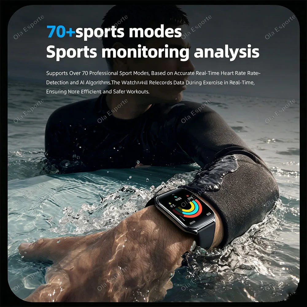 Ola Esporte HW12 1.96" AMOLED Smartwatch | BT Call & Fitness