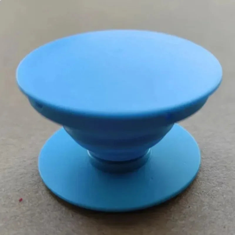 Finger Ring Holder Stand For IPhone 15 Samsung Support Telephone Mobilephones Grip Tok Folding Solid Color Pocket Socket Bracket Oasis Select sky Blue 1pcs