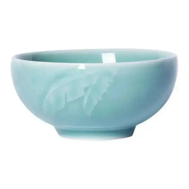 Celadon 4.5 Inch Rice Bowl Breakfast Porridge Bowl Ceramic Small Soup Bowl Tableware Oasis Select