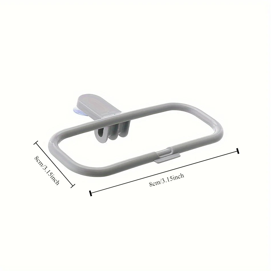 Portable Plastic Garbage Hanging Bag Kitchen Trash Storage Rack Bag Hook Scouring Pad Dry Shelf Holder Kitchen Organzier Oasis Select