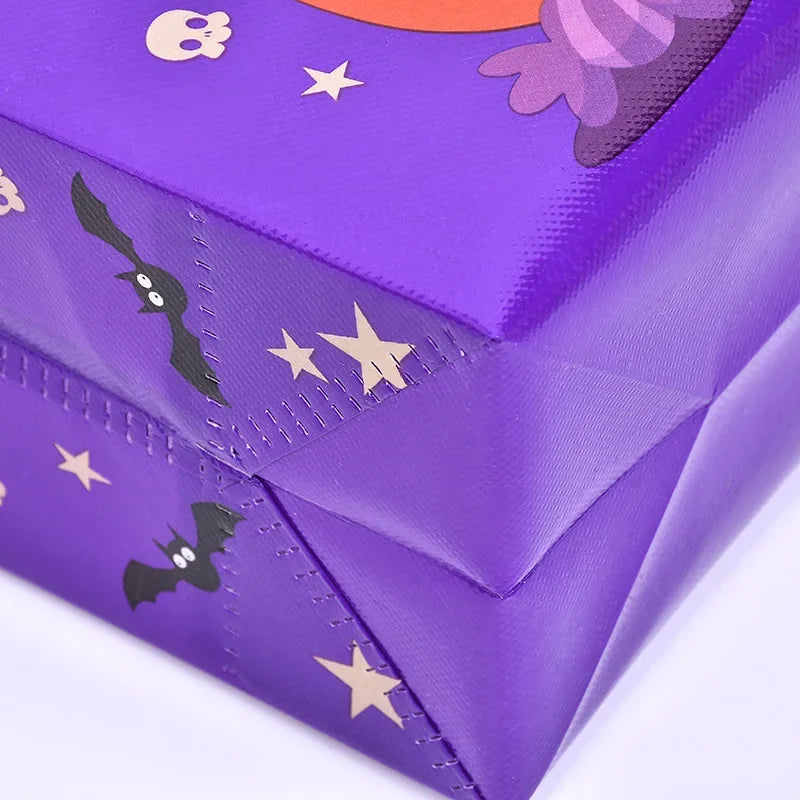 1-60PCS Halloween Candy Gift Bags Halloween Trick or Treat Bags Halloween Tote Bag with Handle Halloween Party Kids Gift Bags Oasis Select