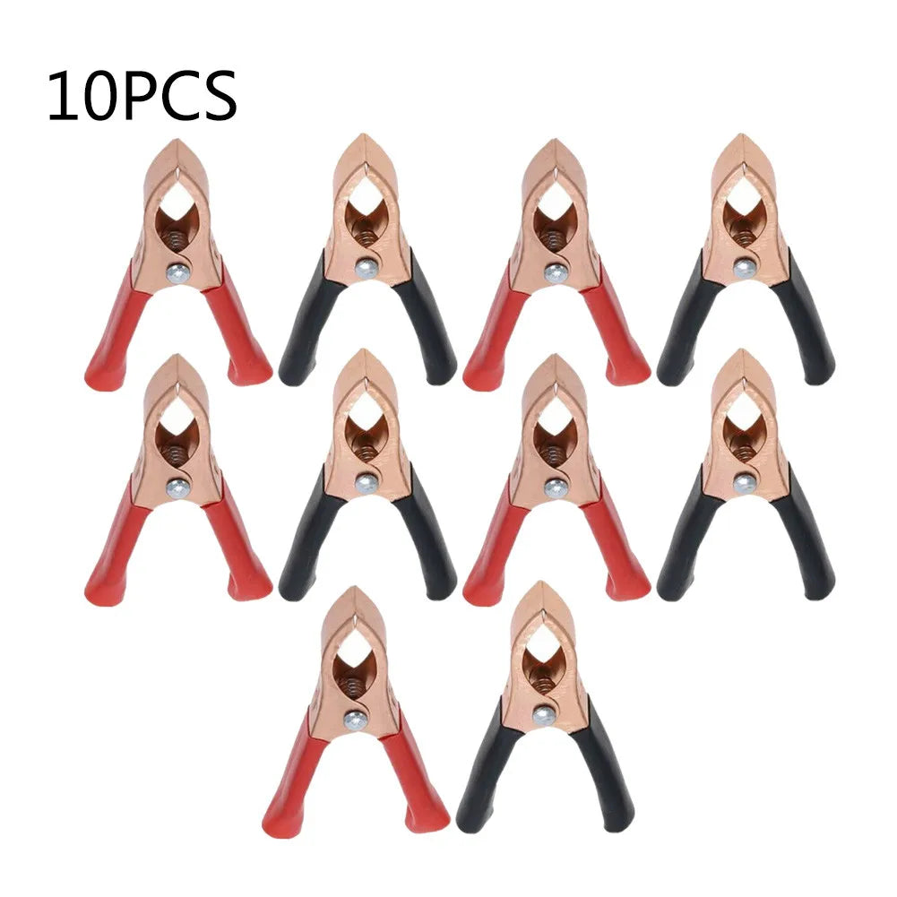 2/10/20pcs 30A 70mm Car Alligator Clips Connector Battery Test Lead Clips Electrical Equipment Parts High Quanlity Oasis Select