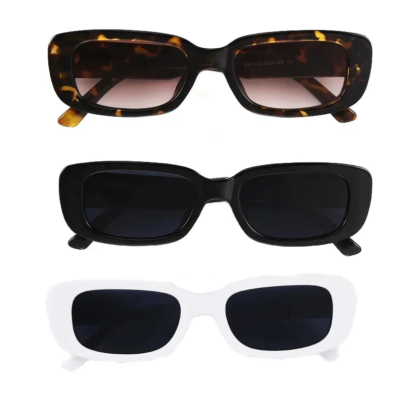 New Small Sunglasses Women Men Trendy Vintage Brand Designer Hip Hop Square Green Sun Glasses Female Eyewear Oasis Select 3 Color 2