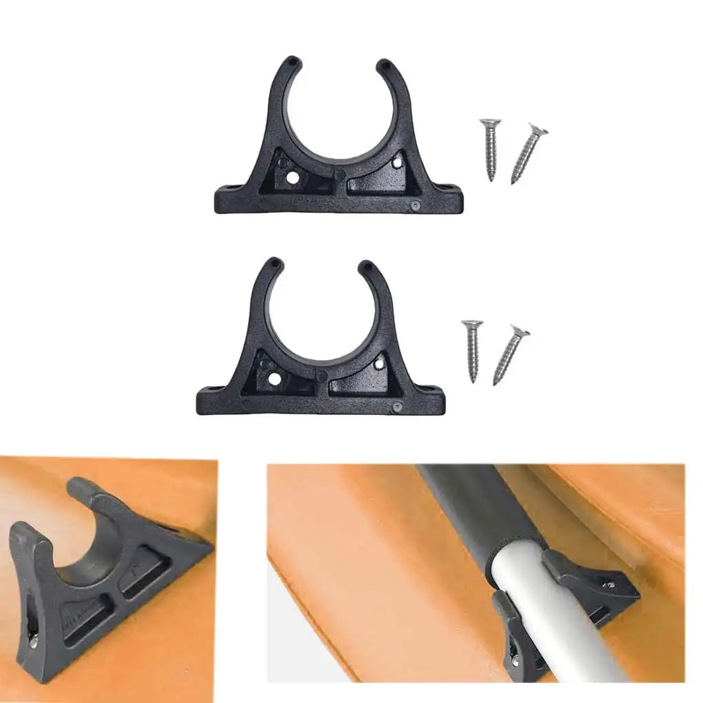 1 Pair Kayak Paddle Clips Plastic Oar Holder Clips Kayak Paddle Keeper for Kayaks Rowing Boats Accessories Oasis Select Default Title