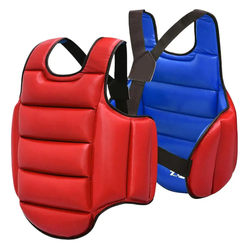 Taekwondo Karate Foam Chest Guard Protector – Unisex XS–XL Martial Arts Chest Guard Oasis Select Red XL 180-200cm