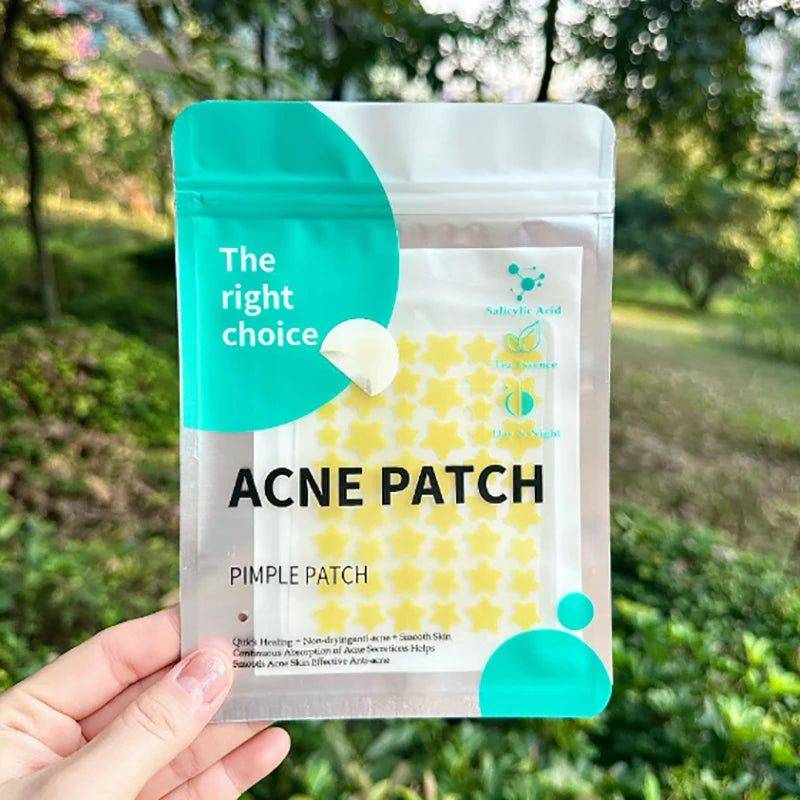 40/51pcs Star Colorful Invisible Pimple Patch Acne Removal Skin Care Stickers Concealer Face Spot Beauty Christmas Halloween Oasis Select MR-09-51pcs