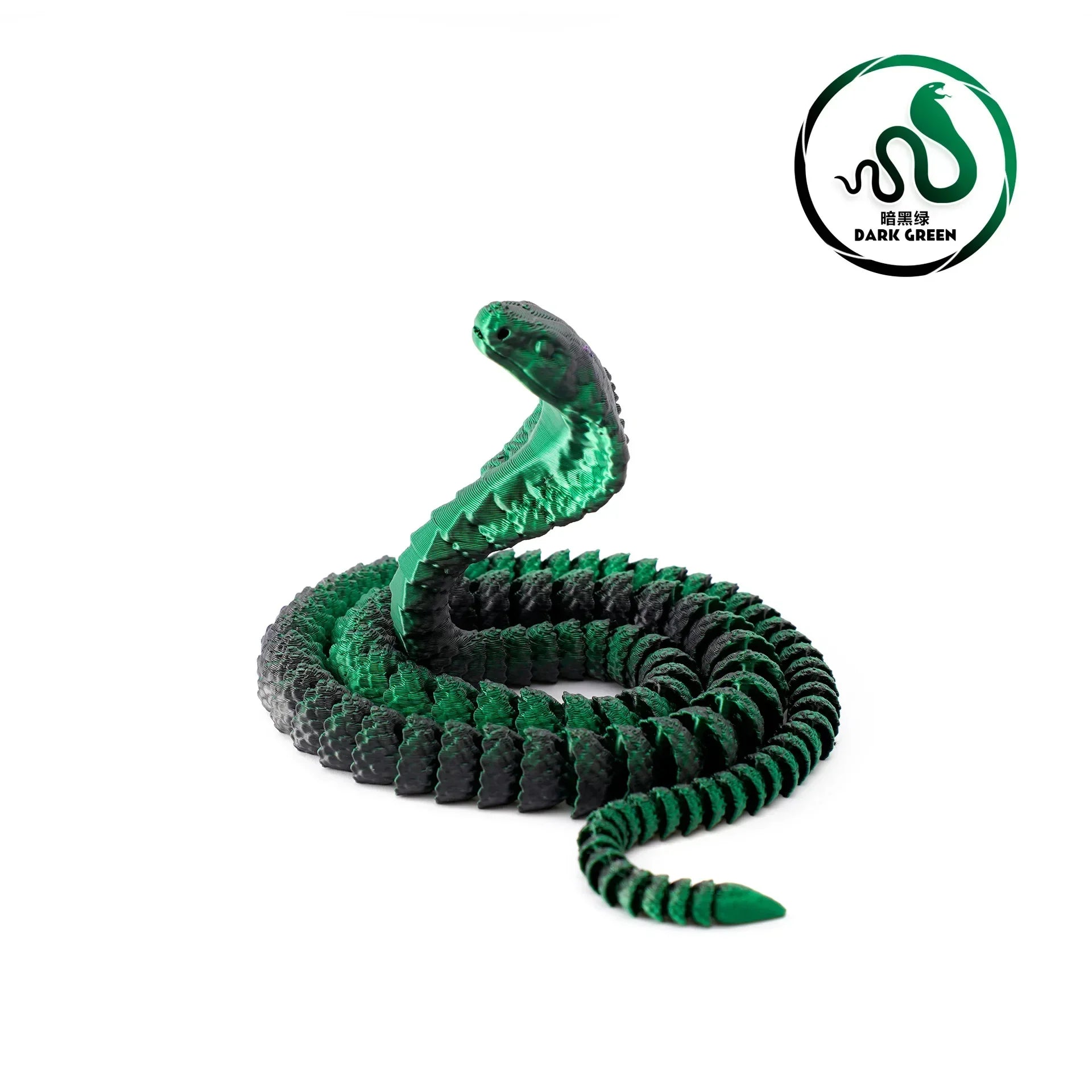 25cm 3D Printed Snake 3D Printed Figure Desk Accessories Toy for Kid 3D Printed Dragon Room Desktop Ornament Office Accessories Oasis Select A7